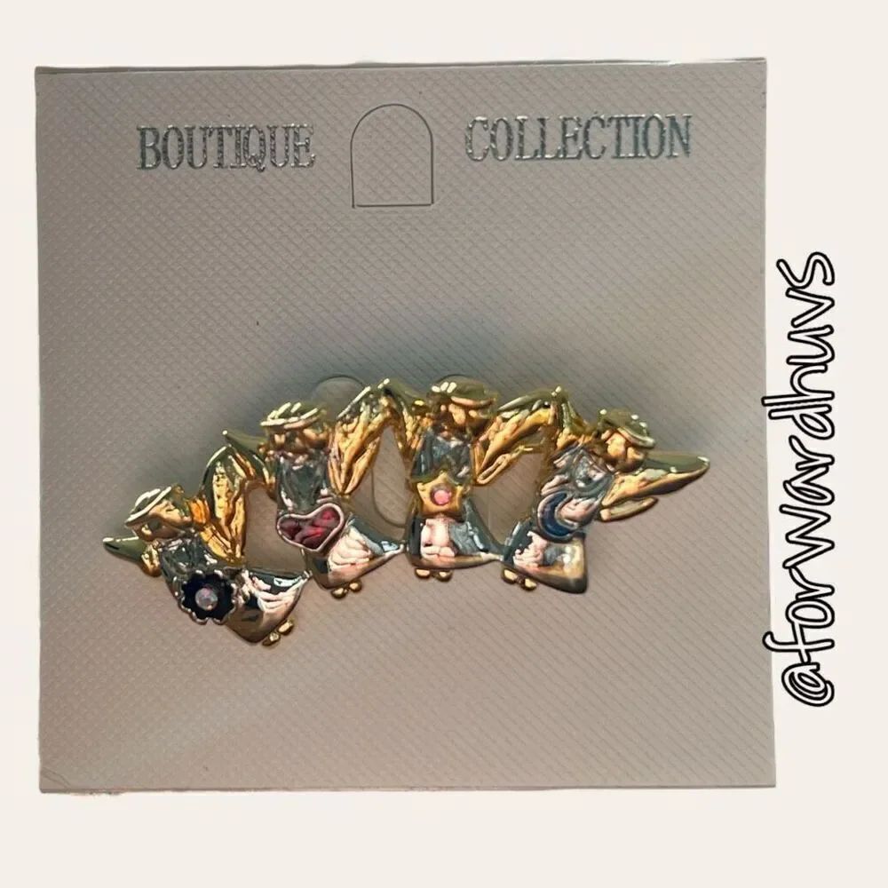Bundle Sale 3 for $15 | NWT Silver and Gold Tone Angel Brooch